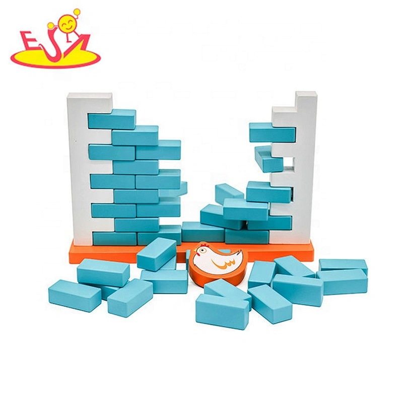 2019 Top sale preschool Build the Wall wooden blocks toys for toddlers W13D215