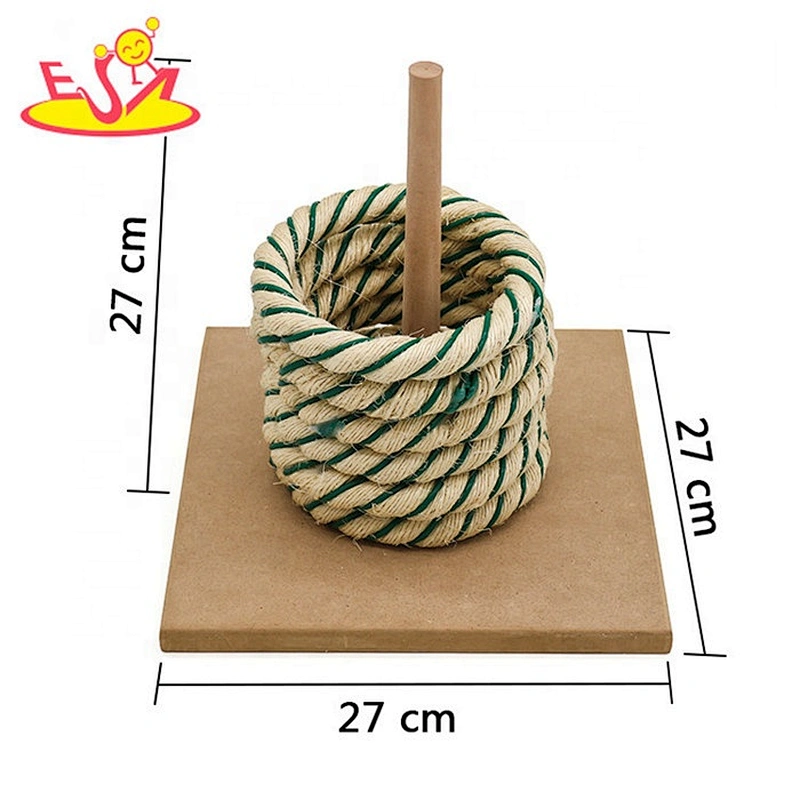 Classic children wooden ring toss game for garden W01D017