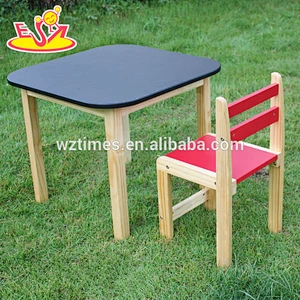 2018 New design wooden kids desk and chair high quality wooden kids desk and chair best wooden kids desk and chair W08G180