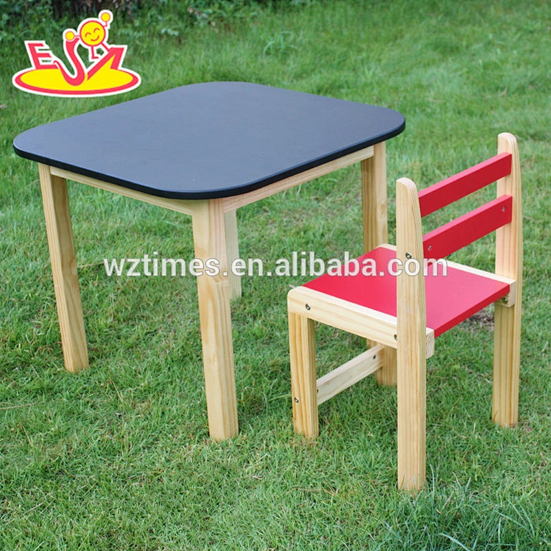 2018 New design wooden kids desk and chair high quality wooden kids desk and chair best wooden kids desk and chair W08G180