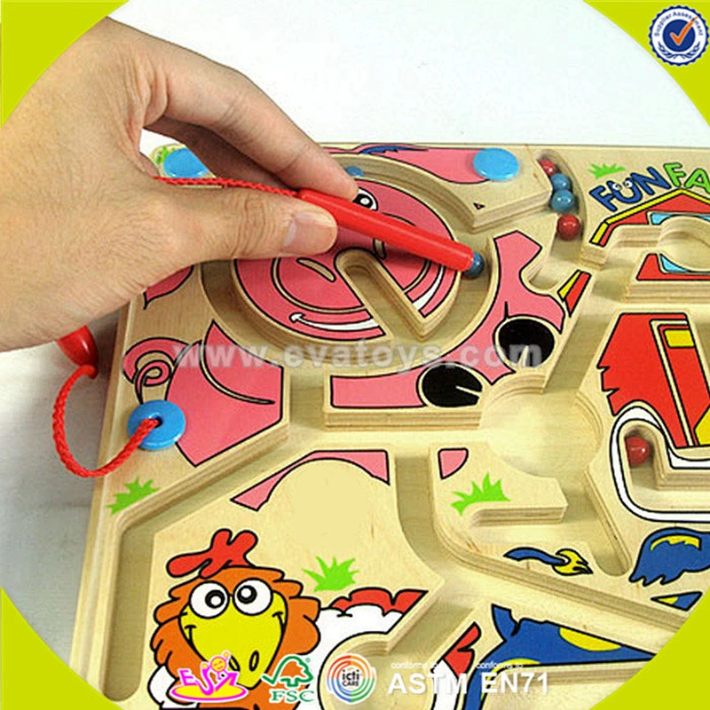 wholesale baby wooden toy maze popular kids wooden toy maze top fashion children wooden toy maze W11H012