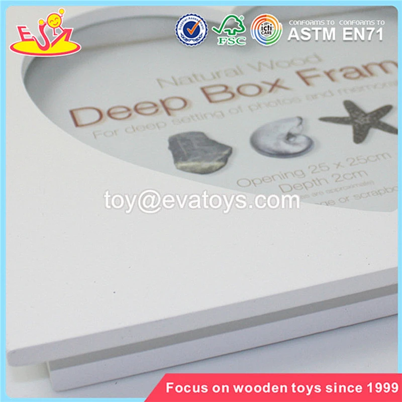Wholesale brand new white household wooden picture frame W09A016