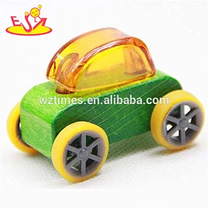 wholesale hot sale wooden mini car toy newly fashionable wooden mini car toy for kids W04A180B
