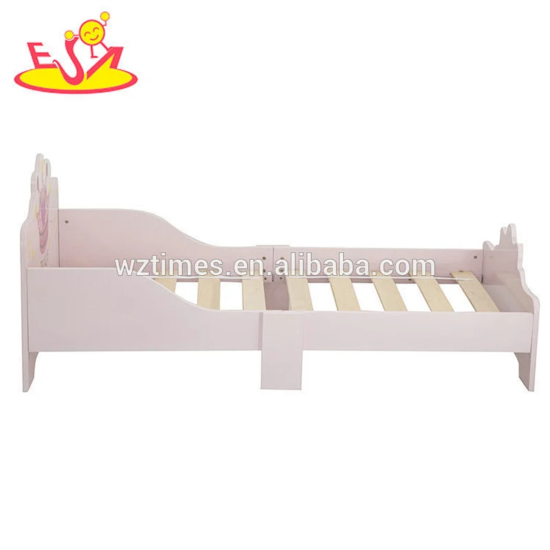 New hottest girls pink princess bed frame in wood W08A088