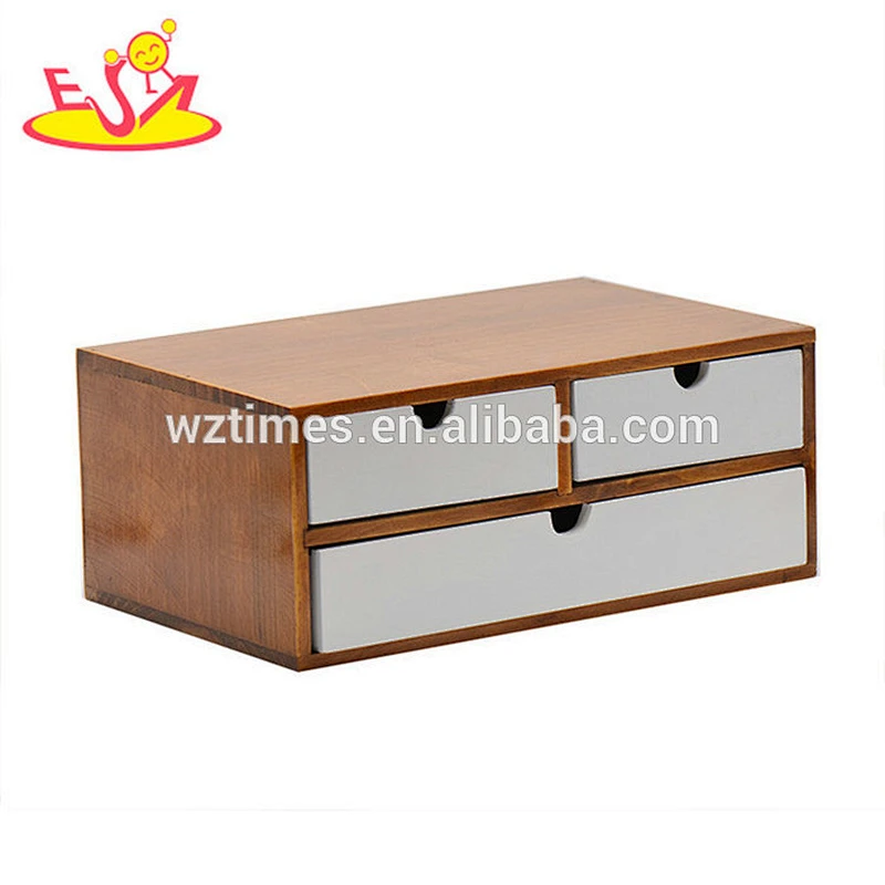 Wholesale delicate bedside drawers wooden storage drawers used for storing items W08C253