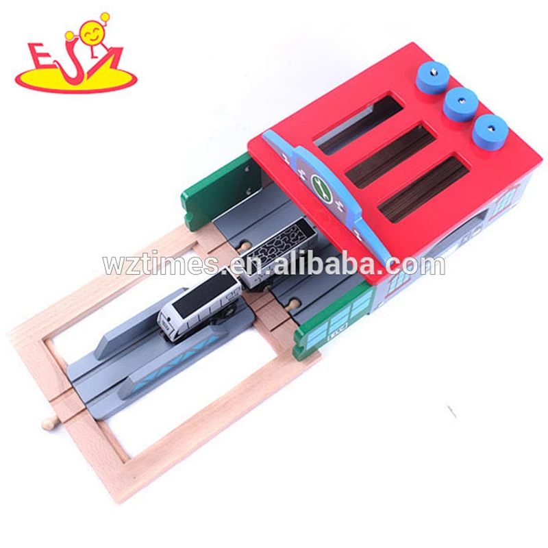 2018 wholesale educational baby wooden train track popular kids wooden train track W04C032