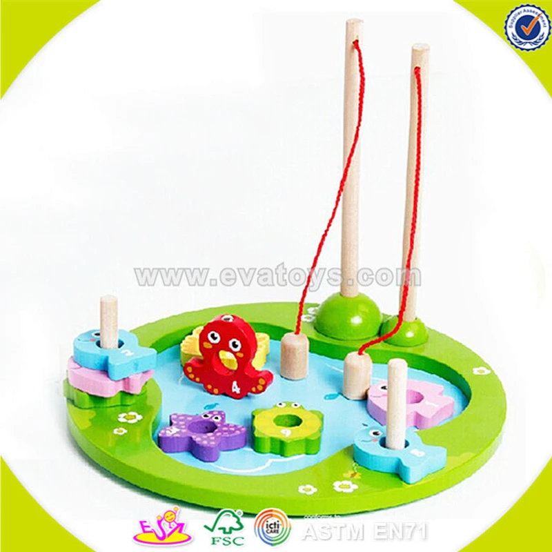 2018 Wholesale kids educational wooden magnet toys for sale W01A056