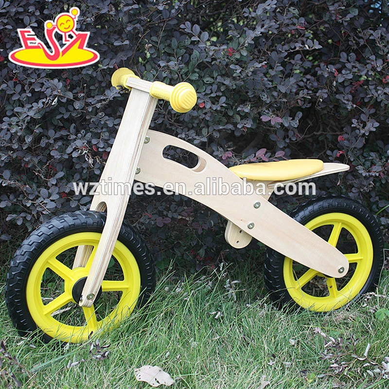 wholesale high quality wooden kid bicycle hot sale wooden kid bicycle W16C134