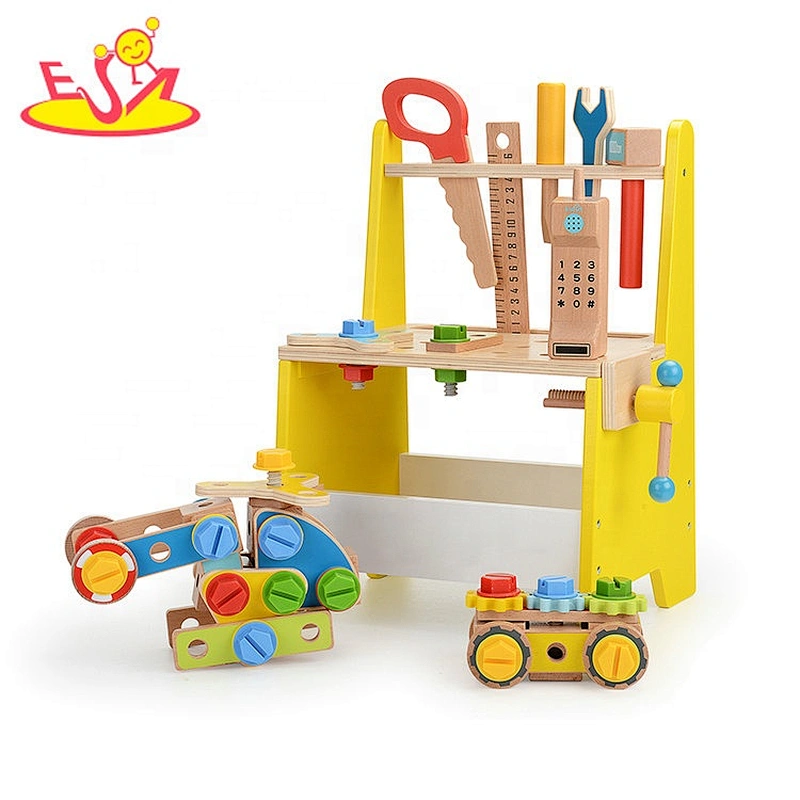 New hottest educational wooden boys tool bench for children W03D109