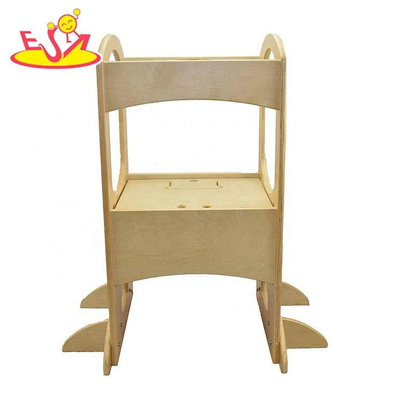 high quality 2 step wooden small step stool for toddlers W08G279B