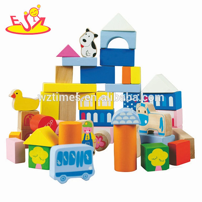 2018 top fashion educational kids wooden pounding toy for preschoolers W11G016