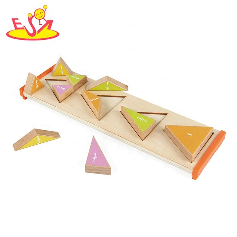 Top fashion educational wooden mathematical shapes for kids W12F047