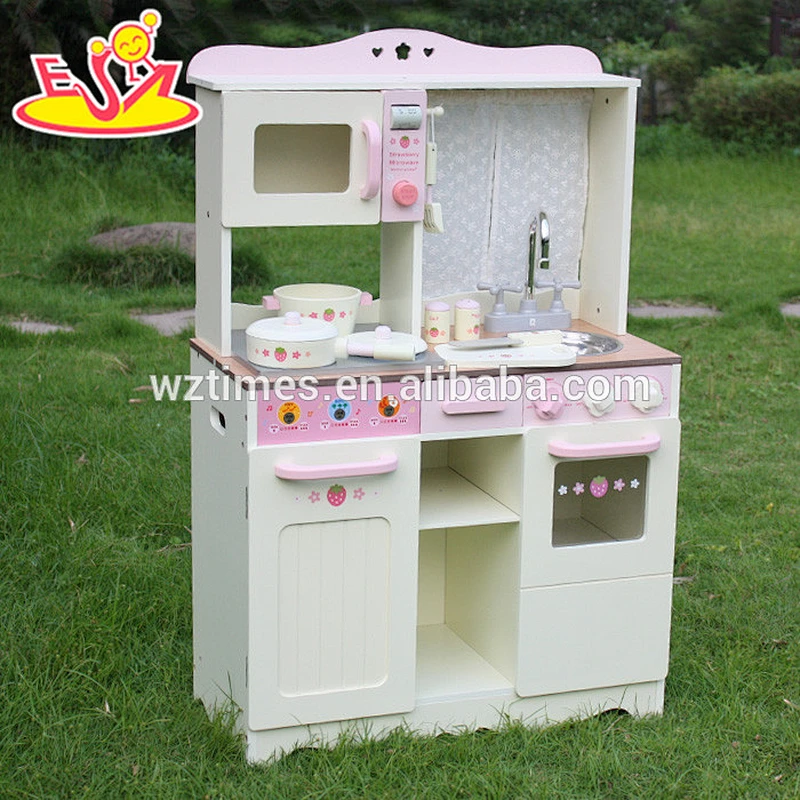 wholesale high quality role play wooden children kitchen toy as holiday gift W10C058