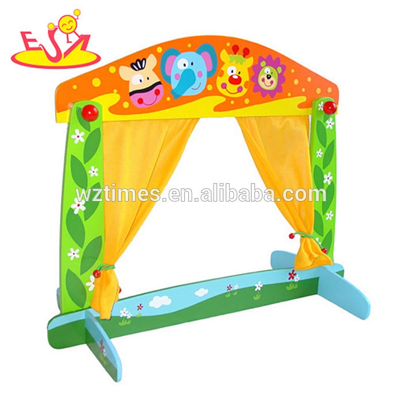 wholesale funny wooden puppet theater toy most popular wooden puppet theater toy W10D142