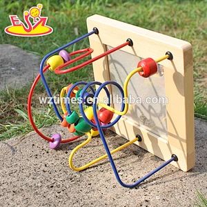 2018 wholesale baby wooden bead maze toy popular kids wooden bead maze toy fashion children wooden bead maze toy W11B129