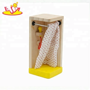 Los nuevos niños de diseño pretenden muebles de madera en miniatura para la casa de muñecas W06B070
