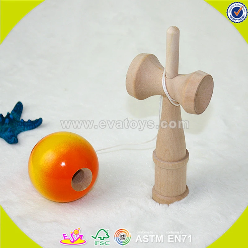 wholesale high quality wooden kendama children game cheap wooden kendama children game W01A078