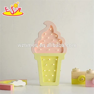 Wholesale wonderful battery powered wooden baby rainbow led lights as holiday decoration W09D028
