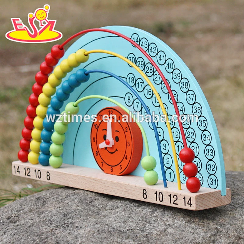 2018 educational wooden math toys with drawing board W12A019