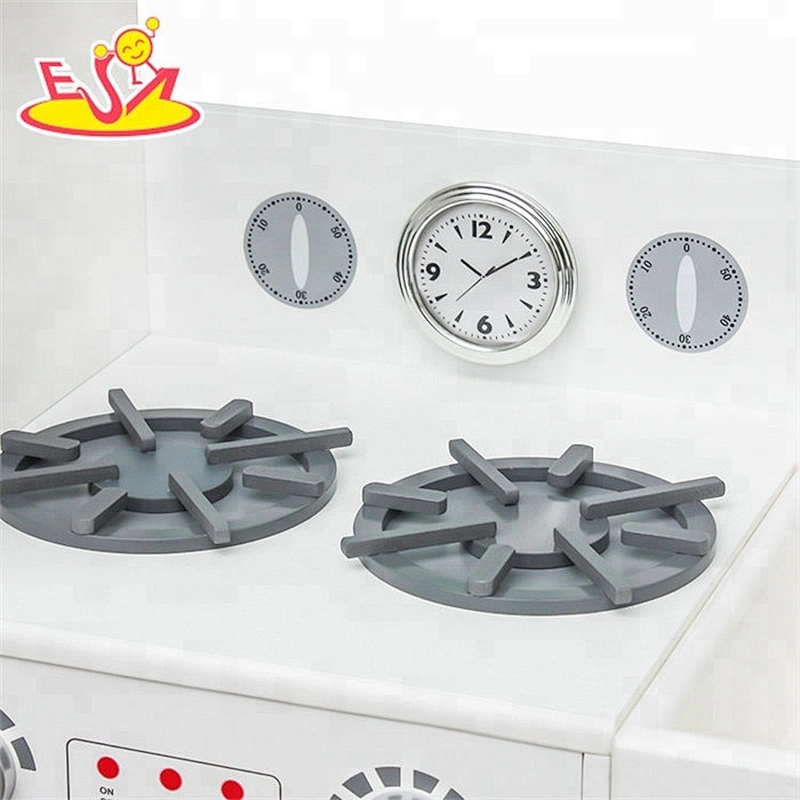 Juego de cocina de juguete de madera educativo de moda para niños W10C370D