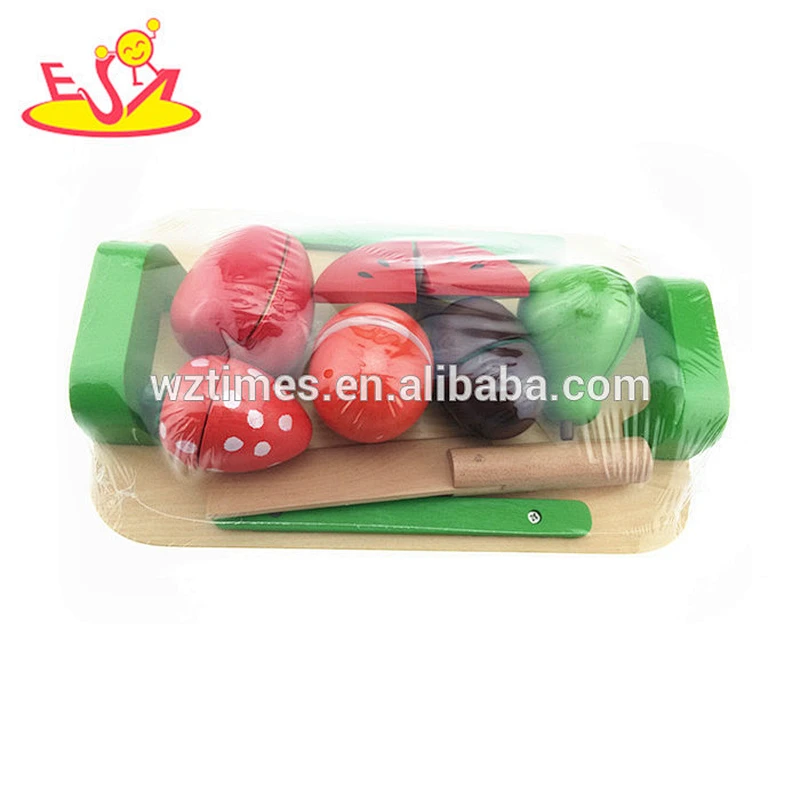 2018 Großhandel Mode Holz Obst und Gemüse Spielzeug für Kinder W10B167