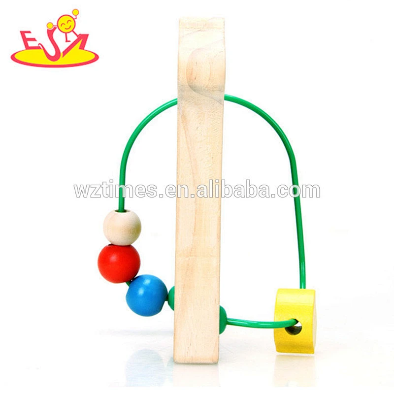 wholesale best sale wooden kids beads toy high quality wooden kids beads toy W11B096