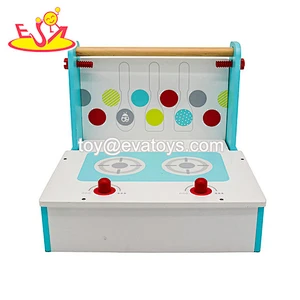 2019 Newly released kids wooden small kitchen toys for wholesale W10C420