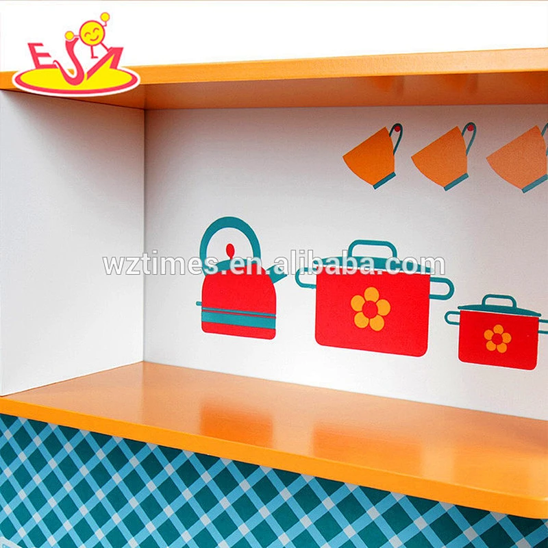 2018 wholesale baby wooden funny kitchen set cheap kids wooden funny kitchen set best sale wooden funny kitchen set W10C205