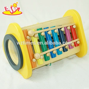 Wholesale colorful cute wooden multi function xylophone set toy for toddler W07A092