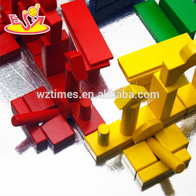 2018 wholesale kids wooden block toy fashion children wooden block toy for education W13A101