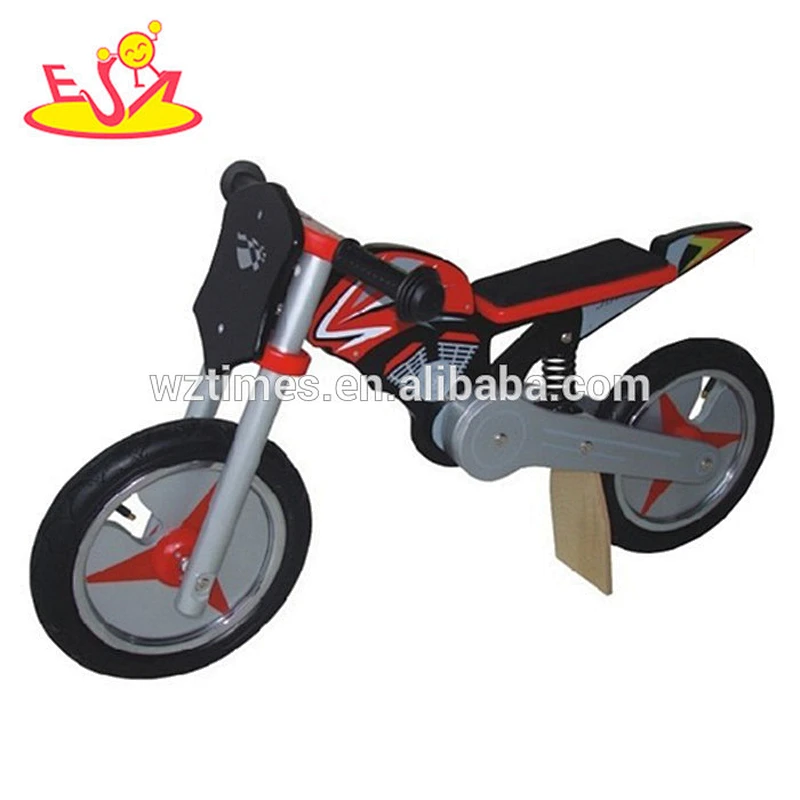 Wholesale early learning wooden balance bike without pedals for children W16C018