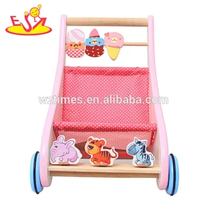 wholesale wooden new model baby walker cheap wooden new model baby walker W16E024A