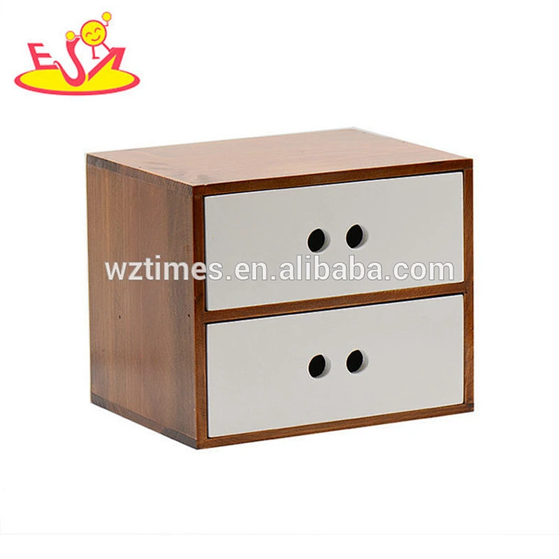 Wholesale delicate bedside drawers wooden storage drawers used for storing items W08C253