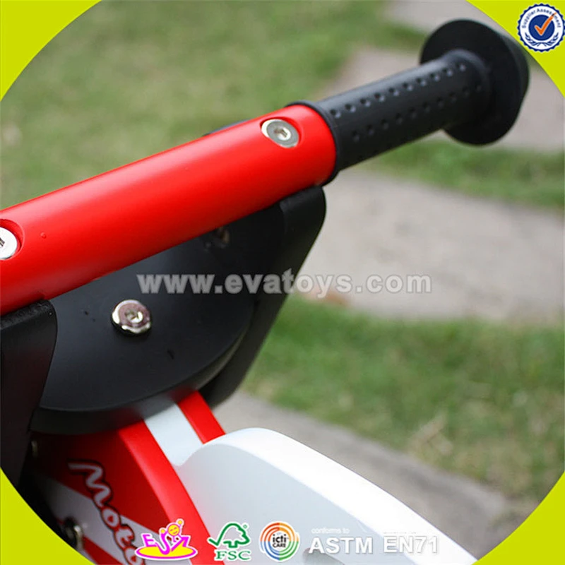 Wholesale cool wooden balance bike promotion gift wooden balance bike high quality children wooden balance bike toy W16C013