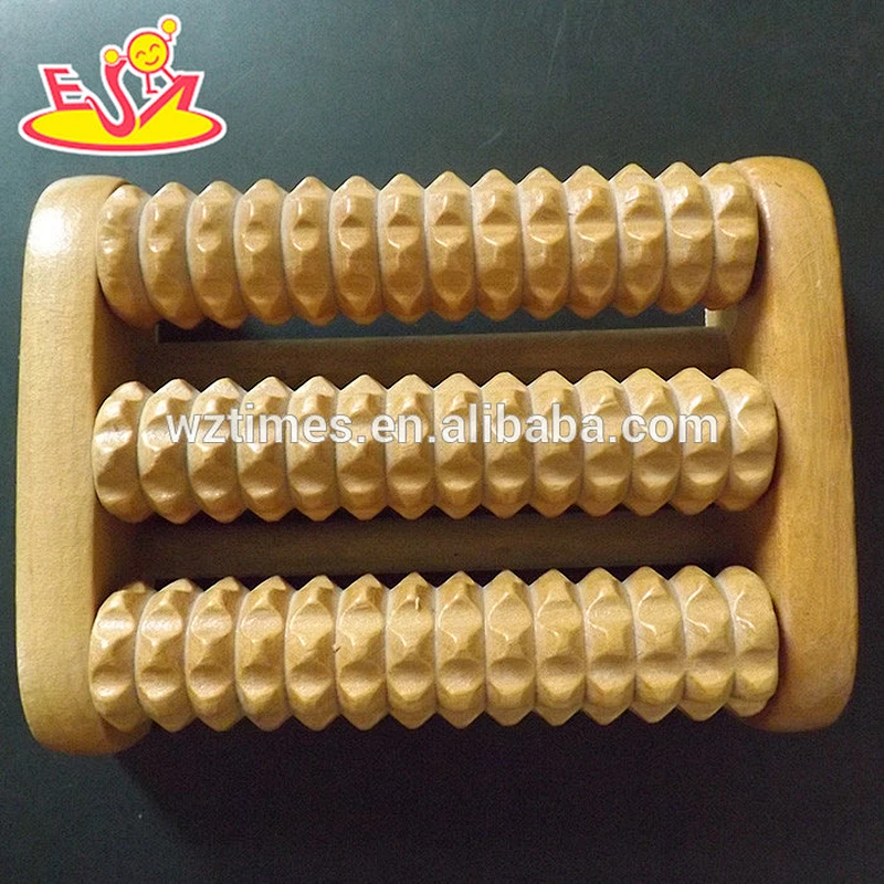Wholesale best selling wooden foot roller massager used to soothing foot muscles W02A135