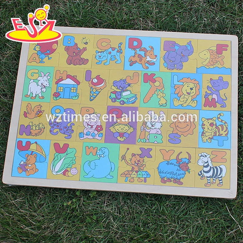 wholesale baby wooden puzzle jigsaw for education W14C241