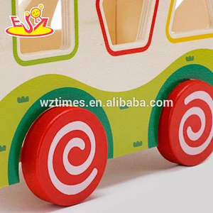 2018 Wholesale wooden pull toy baby wooden pull toy children wooden pull toy W05C080