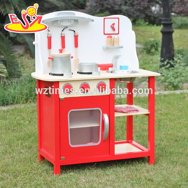 2018 New design wooden kitchen toy children wooden kitchen toy baby wooden kitchen toy W10C133