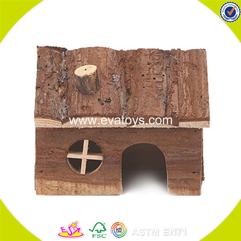 2018 New design wooden animal house small wooden animal house lovely wooden animal house W06F020