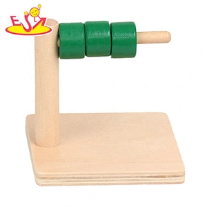 High quality kids wooden montessori stacking for wholesale W12F093