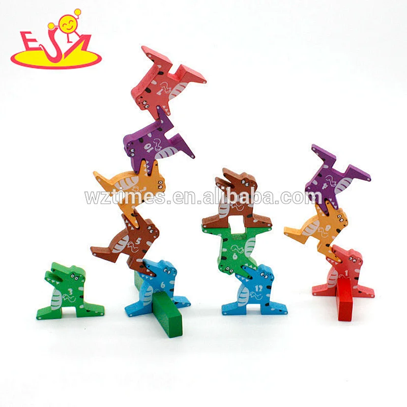 Wholesale unique style wooden splice animal toy for children W13A143