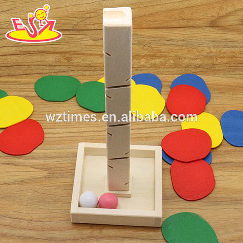 Wholesale kids best choice interesting wooden ball toy on the table for fun W04E025
