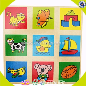 wholesale lovely wooden puzzle toy top sale kids wooden puzzle toy educational toddler wooden puzzle toy W14A130