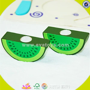 Wholesale children funny wooden fruits toy best gift for kids wooden cutting fruits toy W10B091A