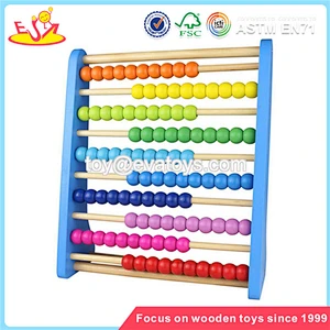wholesale beautiful wooden abacus toy inexpensive wooden math toy for kids W12A011