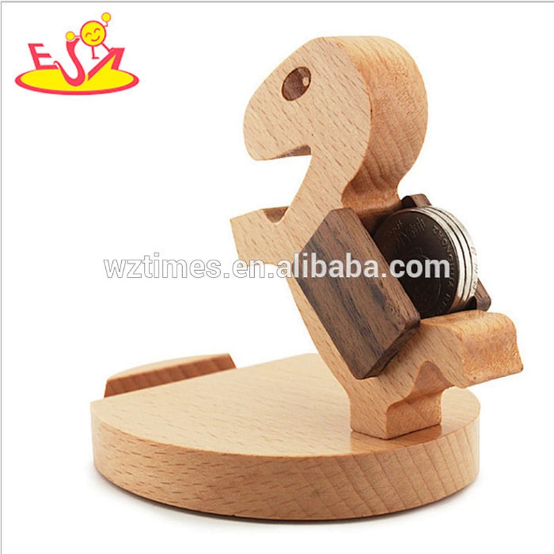 2018 high quality cartoon characters kung fu kids wooden phone stand holder W02A164
