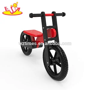 wholesale early learning wooden toddler balance bike for education W16C191