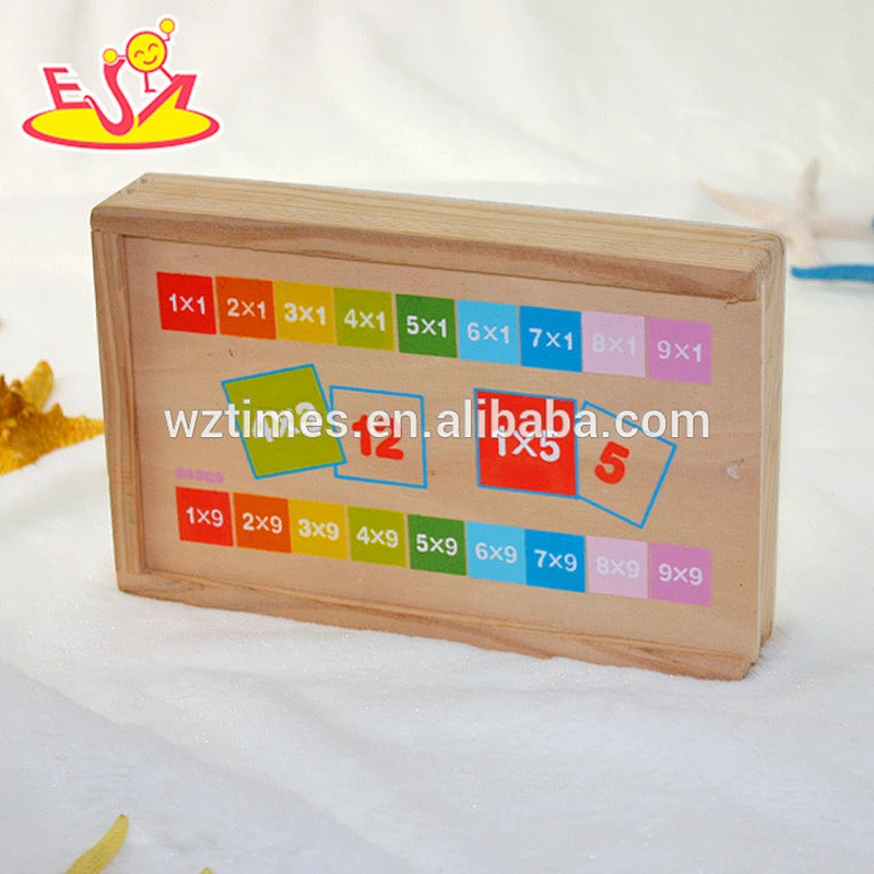 جديد وشعبية الاطفال لعبة الدومينو مربع خشبي W15A060