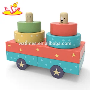 2018 New Original Design educational wooden infant stacking toys W13D177