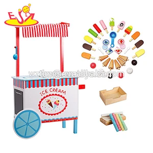 Top-Mode-Simulation-Dessert-Shop aus Holz so tun, als Spielzeug für Kinder